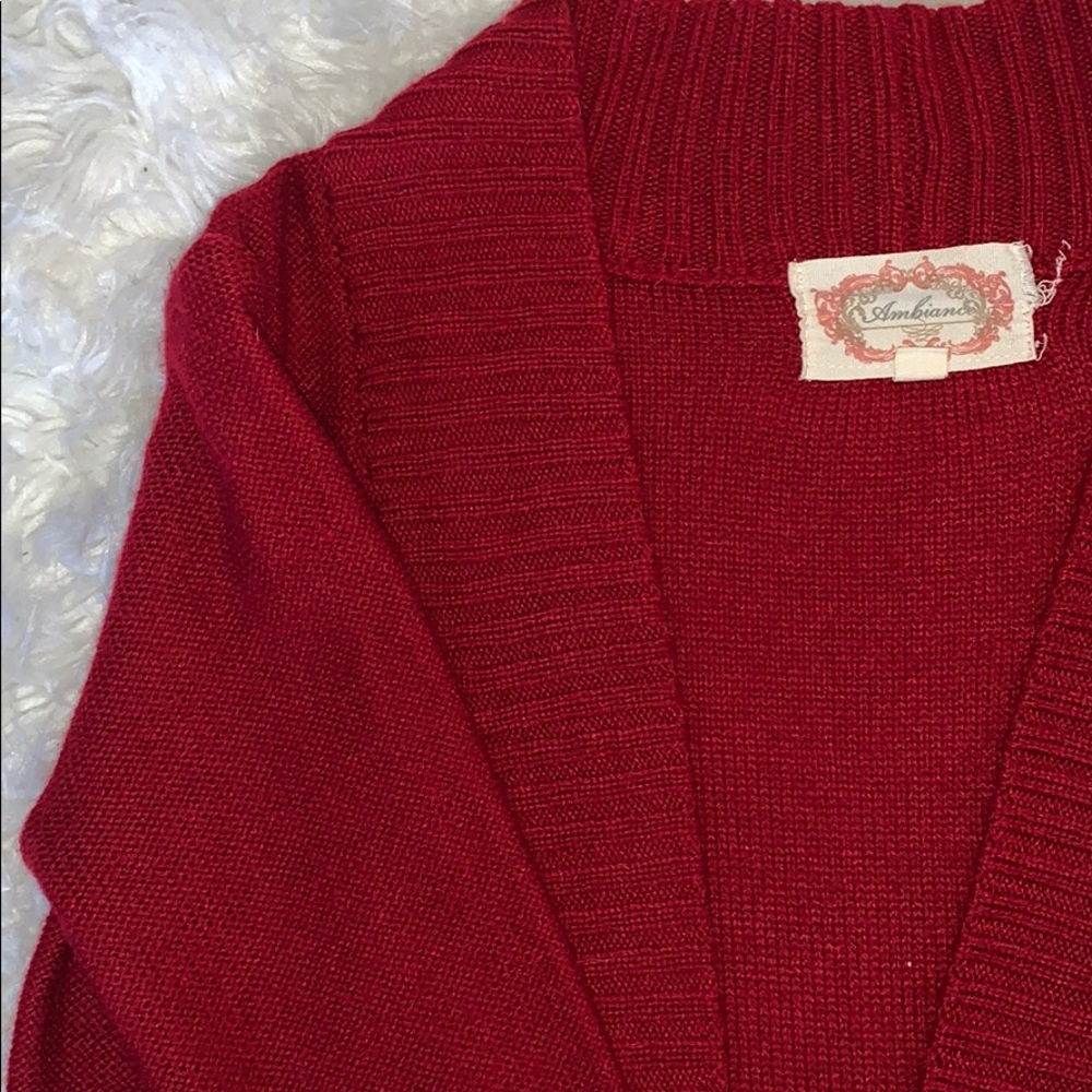 Red Cardigan - Picture 3 of 4